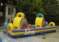 Giant Double Lane Slide Kids Inflatable Obstacle Course For Outdoor